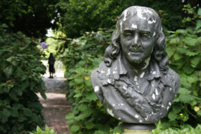 Statue of Carl Linnaeus in Adelaide Botanical Gardens